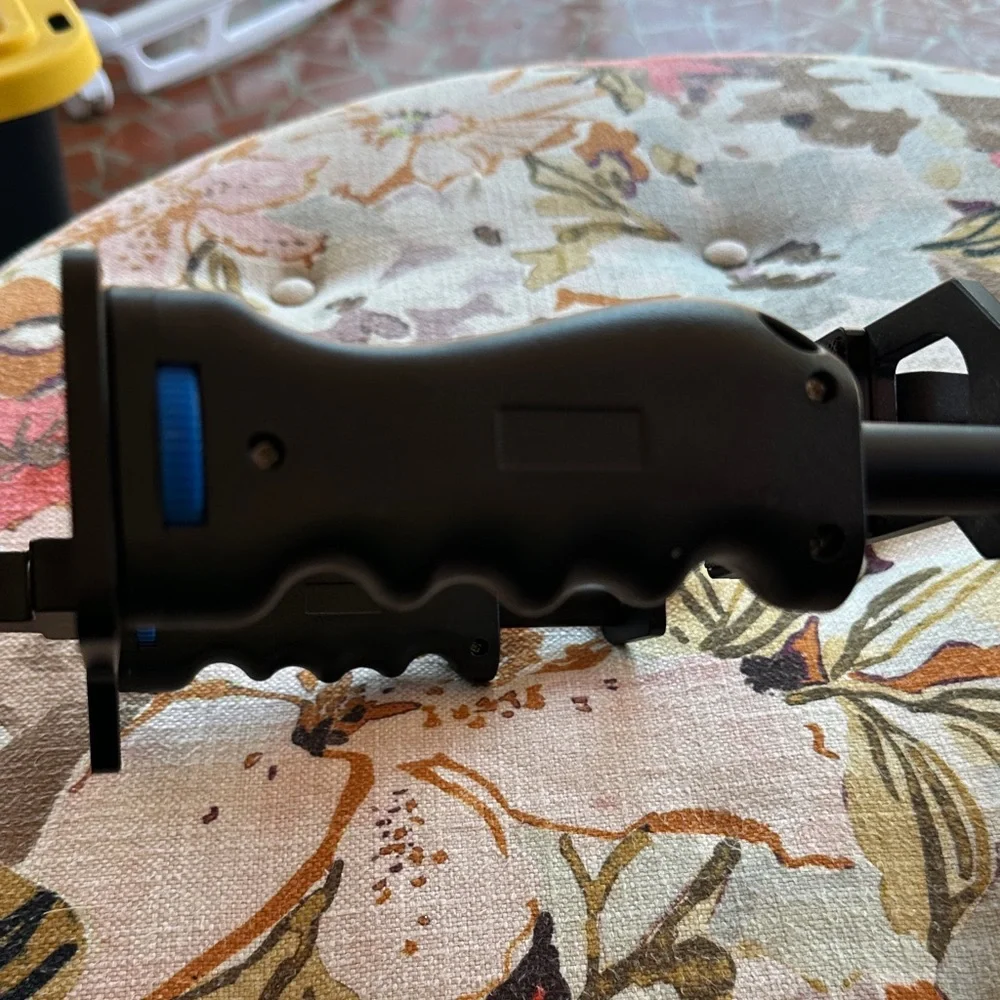 Black and Blue Camera Stabilizer